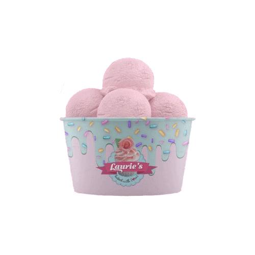 Ice Eating Sticker by Lauries Bakery