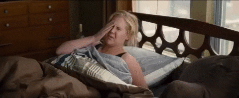 hungover waking up GIF by Trainwreck