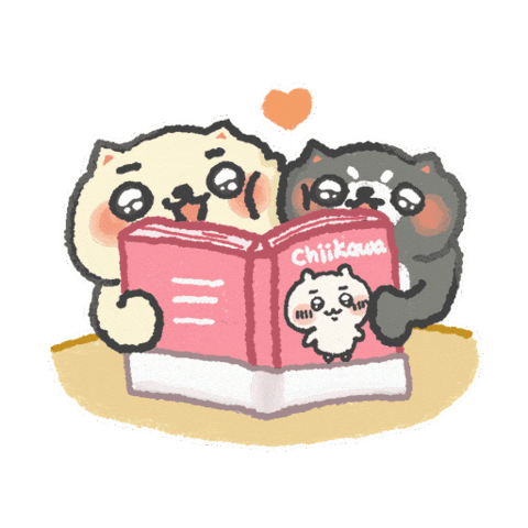 Cat Read Sticker