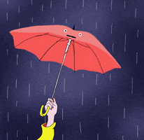 Raining Singing In The Rain GIF by golden freckles