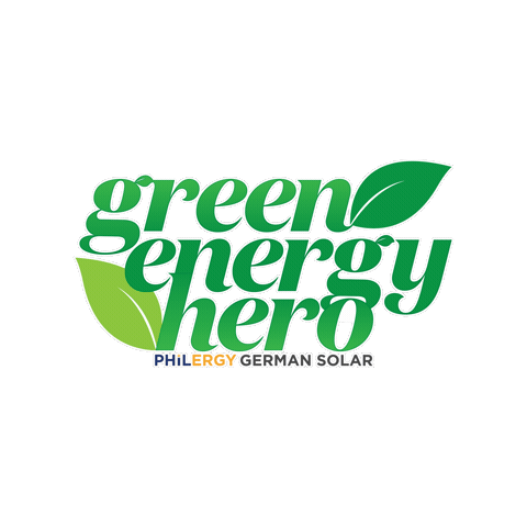 Green Energy Hero Sticker by PHILERGY German Solar