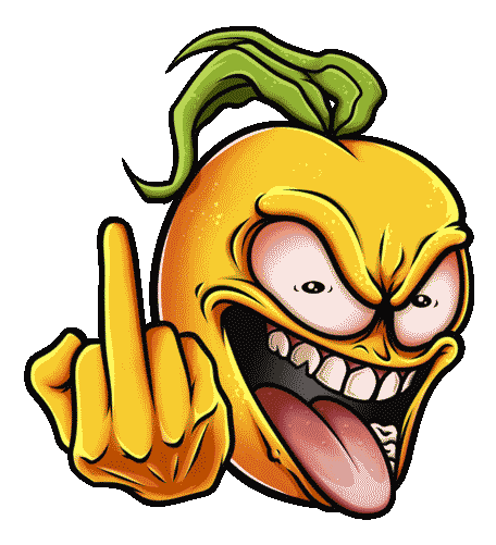 Angry Art Sticker by Mango Cannabis