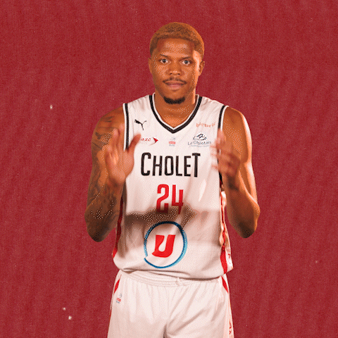 Justin Patton Applause GIF by Cholet Basket