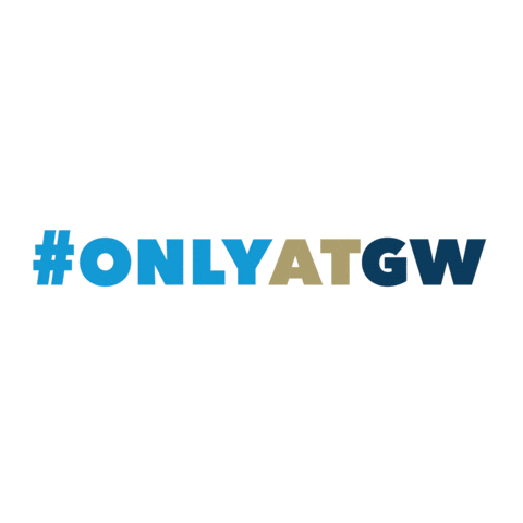 Gw Onlyatgw Sticker by George Washington University