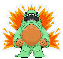 Kaiju Roar Sticker
