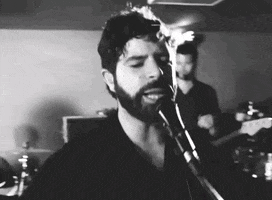 Black And White Singing GIF by FOALS