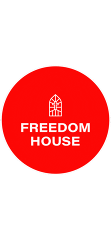 The FREEDOM HOUSE Sticker