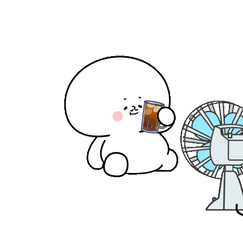 Refreshing Heat Wave Sticker by Hai Dudu