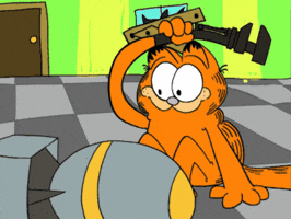 Wrench Garfeild GIF