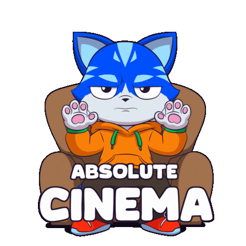 Cat Sitting Sticker by Toshithecat