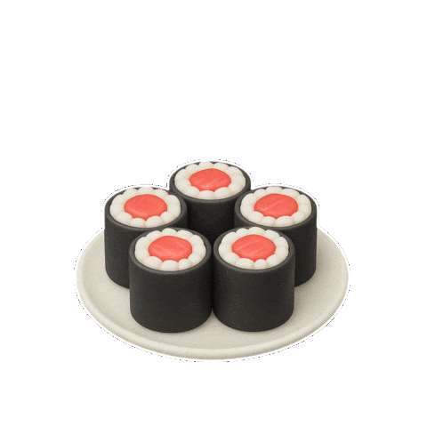 Sushi Maki Sticker by klooktravel