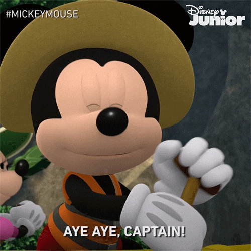 Saluting Mickey Mouse GIF by DisneyJunior