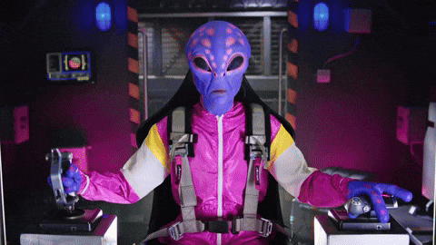 Blast Off Space GIF by GIPHY Studios Originals