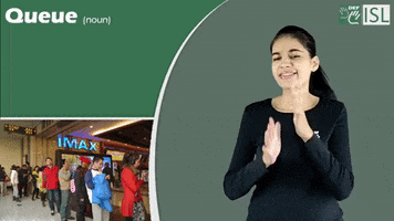 Sign Language Queue GIF by ISL Connect