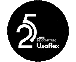 25 Anos Usaflex Sticker by Usaflex Calçados