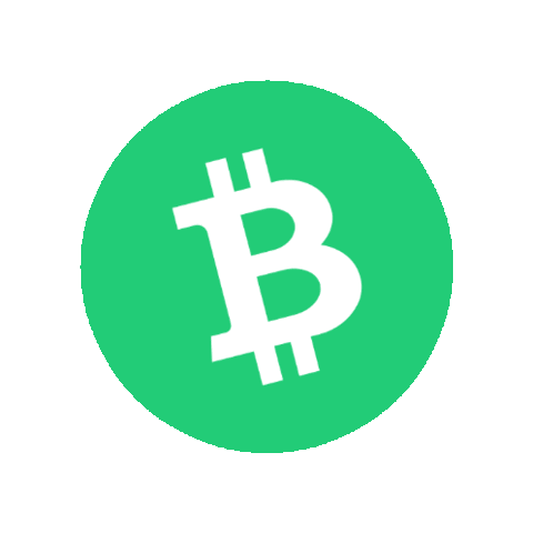 Cryptocurrency Bitcoin Cash Sticker by BLOX  crypto app