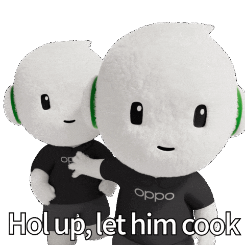 Let Hold Up Sticker by OPPO