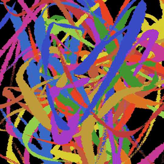 Brush Strokes Art GIF by xponentialdesign