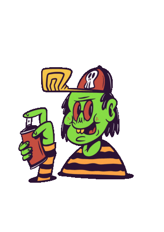 Spray Garffiti Sticker