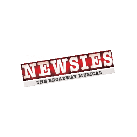 Newsies Newsiesbroadway Sticker by Fresh Interactive