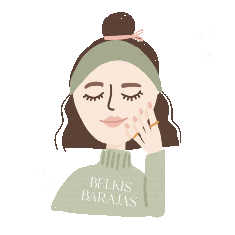 Skincare Sticker by Belkis Barajas