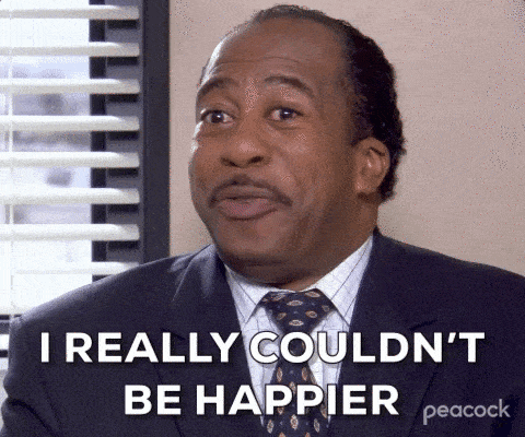 Happy Season 3 GIF by The Office