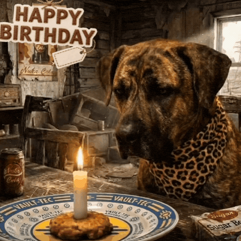 Happy Birthday Dog GIF