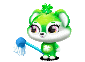 Cleaning Virtual Pet Sticker by TutoTOONS
