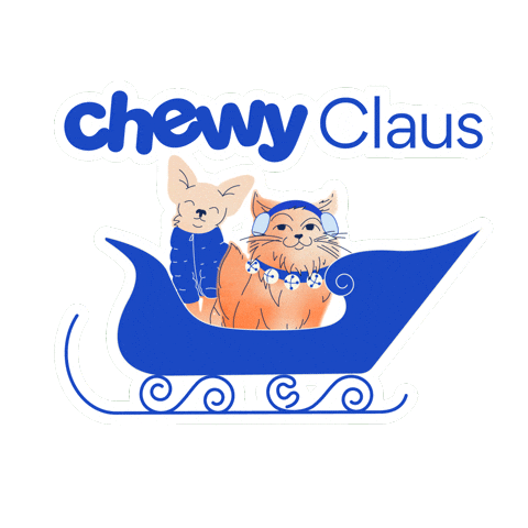 Chewy Claus Sticker by Chewy