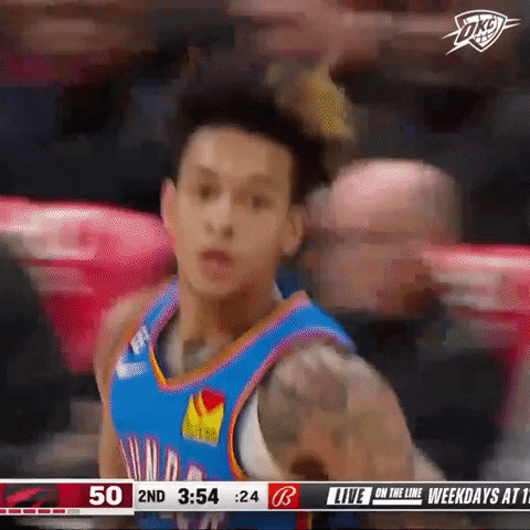 Point Up Come On GIF by OKC Thunder