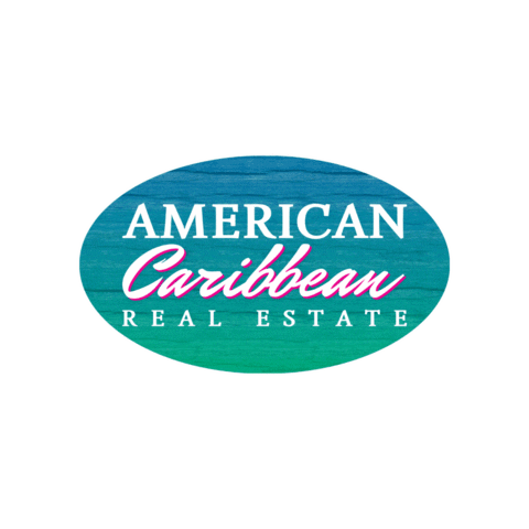 American Caribbean Real Estate Sticker