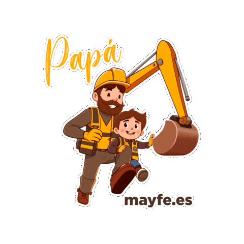 Fathers Day Dad Sticker by Mayfe