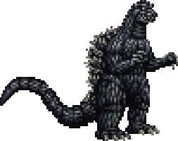 Monster Godzilla Sticker