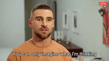 Thinking Reaction GIF by Married At First Sight