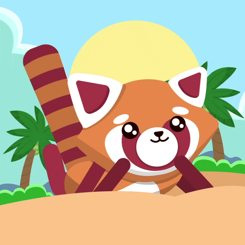 Red Panda Love GIF by The Plooshies - Find & Share on GIPHY