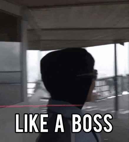 Like A Boss Mic Drop GIF