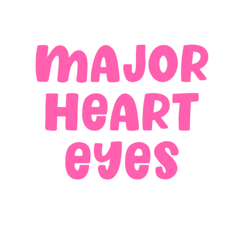 Major Heart Eyes Sticker by Tickled Teal