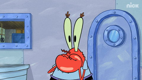 Nickelodeon’s Mr. Krabs animated as a robot moving pixel-like