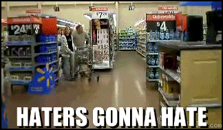 haters gonna hate GIF