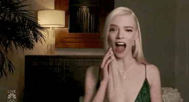 Excited Anya Taylor Joy GIF by Golden Globes