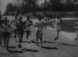 Boston Marathon Running GIF by US National Archives