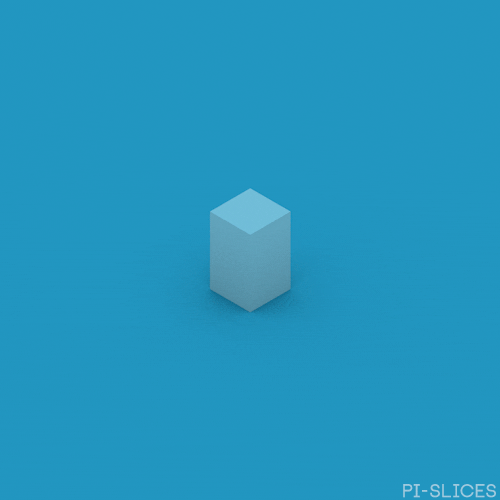 art, animation, artists on tumblr, loop, 3d, trippy, design, blue, c4d, abstract, daily, motion graphics, cinema 4d, perfect loop, everyday, mograph, cube, cinema4d, seamless, everydays, isometric, pi-slices, split, picreations, seamless loop, ambient occlusion, regrow