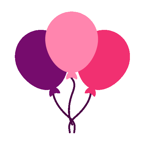 Happy Balloon Sticker by ShivaSil