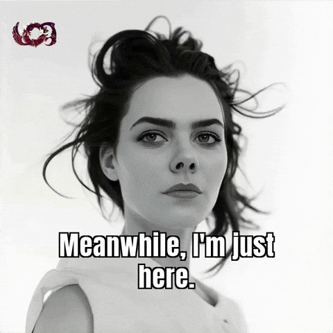 Bored Im Just Here GIF by Goeememe