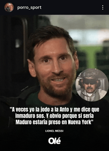 Messi Maduro GIF
