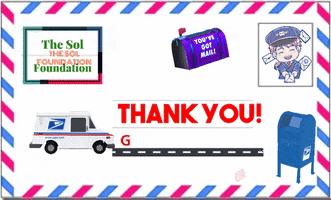 Post Office Thank You GIF by The SOL Foundation