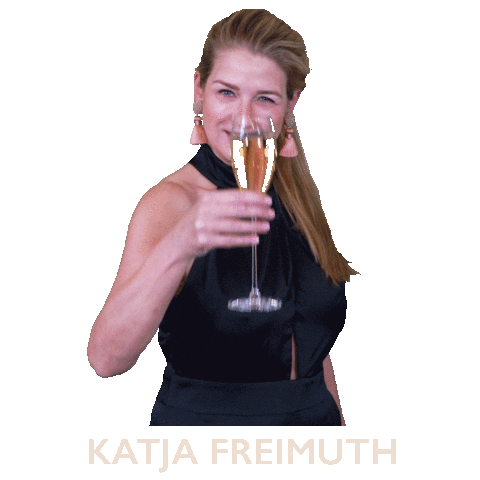 Happy Party Sticker by Katja Freimuth