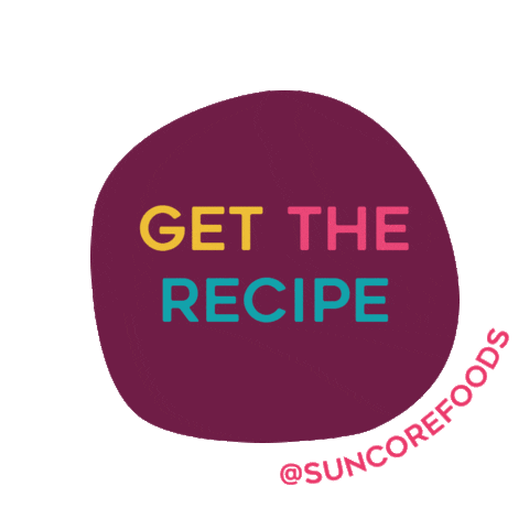 Recipe Love Sticker by SuncoreFoods