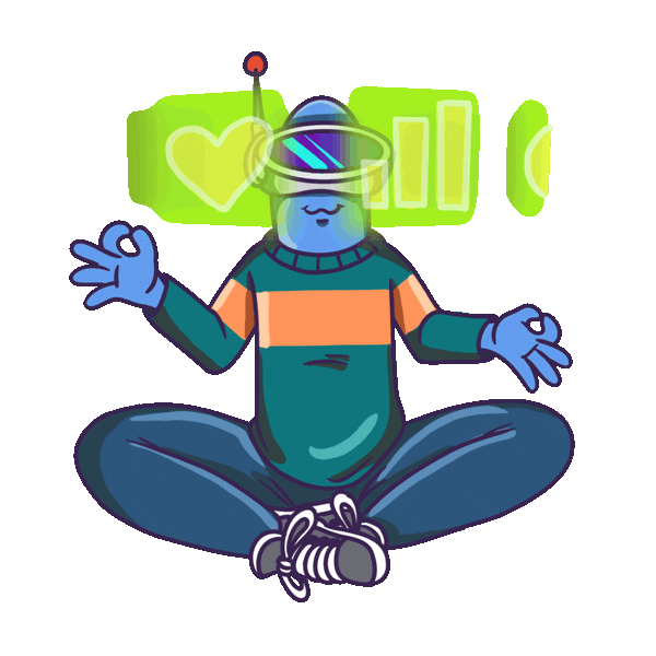 Yoga Love Sticker