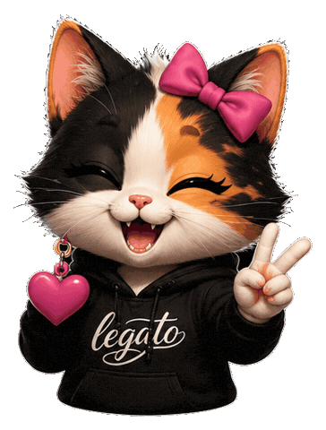 Cat Musica Sticker by Estúdio Legato
